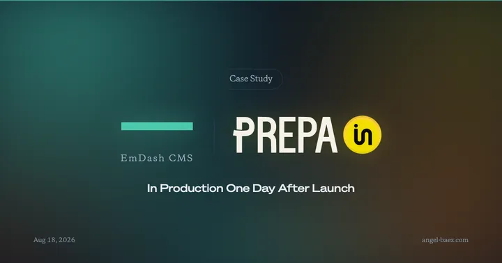 Running EmDash CMS in Production One Day After It Launched